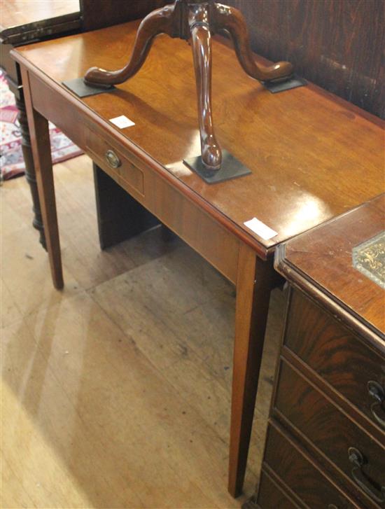 George III mahogany side table